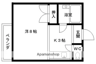 グランドールトキ【313号室】の間取り