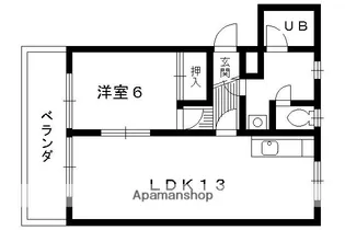 メゾンN&H【102号室】の間取り