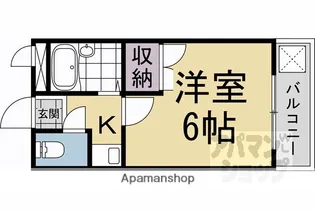 エトワール桂【202号室】の間取り