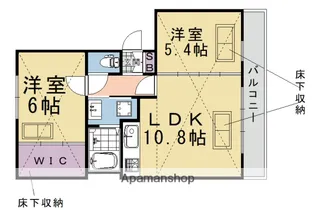 ルネスブリオ【302号室】の間取り