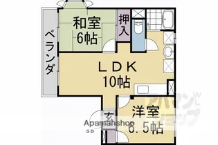 リバティハウス樟家【203号室】の間取り