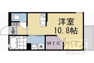 シャーメゾン平尾【202号室】の間取り