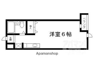 レジェンド西向日【202号室】の間取り