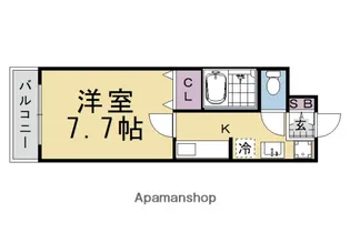 桂川ショウエイマンション【105号室】の間取り
