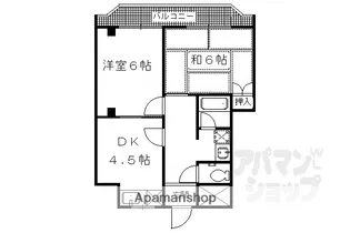 パレアズマ今里【302号室】の間取り