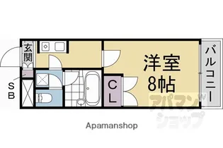 カーサ・ヴェルディ【402号室】の間取り