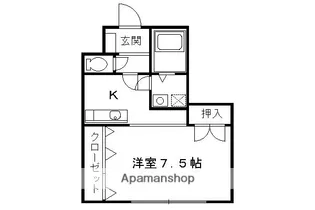1Kの間取り画像