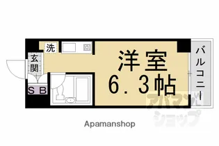 ウエストアベニュー【102号室】の間取り