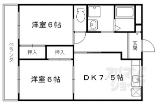 サンフラワー【B210号室】の間取り