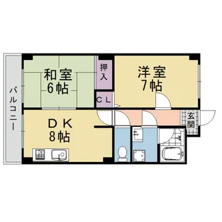 プレミエールクラーテ【405号室】の間取り