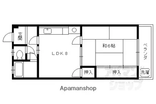 ヨシダマンション【106号室】の間取り