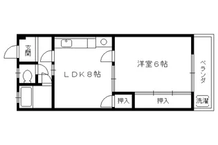 ヨシダマンション【101号室】の間取り
