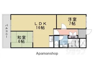 第2コーポ藤岡【103号室】の間取り