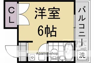 ハイツ藤崎【303号室】の間取り
