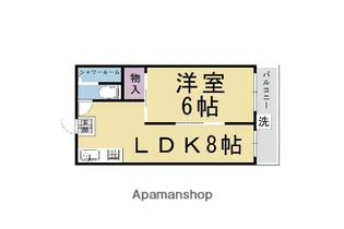 アーバンヒル太秦【1階】の間取り