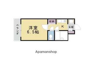 インペリアルジュン【302号室】の間取り