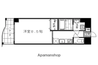 プリモ・レガーロ西京極【5階】の間取り