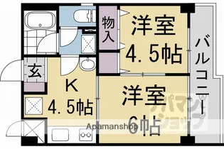 チコーベルメゾン桂【203号室】の間取り
