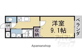 白樺荘【3階】の間取り