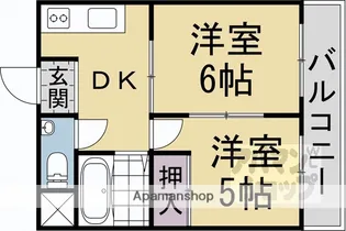 中川マンション【305号室】の間取り