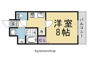 グランレブリー桂PARTII【305号室】の間取り