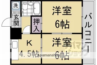 メゾン・ド・シプレ【202号室】の間取り