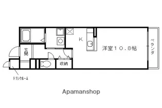 ラフィーネ南広【303号室】の間取り