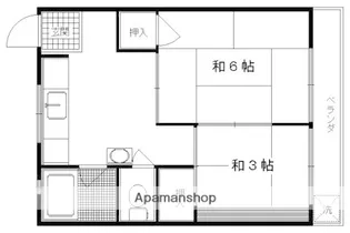 マンション藤【301号室】の間取り