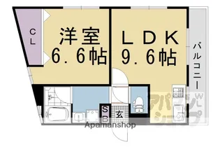 ハイツ純豊【103号室】の間取り