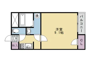 レオネクストMATSUOⅡ【204号室】の間取り