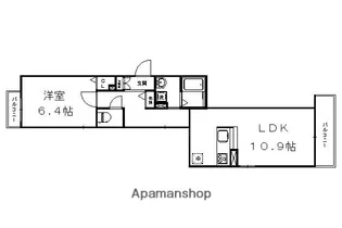 シャーメゾン太秦桂ヶ原【201号室】の間取り