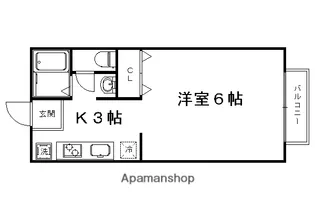 RICO D【103号室】の間取り