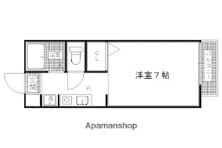 ハイツプレステージ【207号室】の間取り