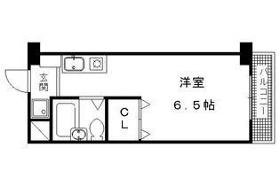 ムーンバット長岡【106号室】の間取り