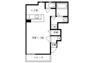 イグレック藤の森【102号室】の間取り
