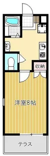 龍安寺コープ【101号室号室】の間取り