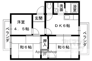 アーバンM【106号室】の間取り