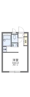 レオパレスファンタジー【102号室】の間取り