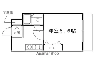 キンブリッジ京都駅西【202号室】の間取り