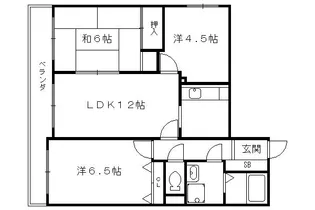 エクラ桂駅前【303号室】の間取り