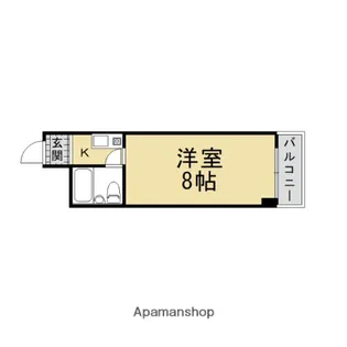 1Kの間取り画像