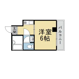 1Kの間取り画像