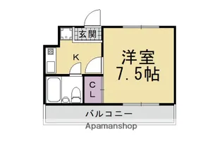 アムールエステート篠【306号室】の間取り