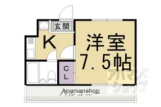 アムールエステート篠【307号室】の間取り