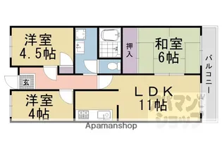 アーバンライフ吉祥【304号室】の間取り