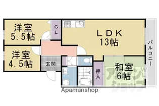 メゾンドアンジュ【302号室】の間取り