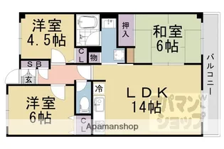パストラルコート【303号室】の間取り