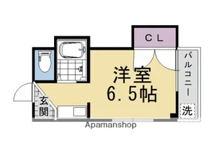 エスポワール亀岡【101号室】の間取り