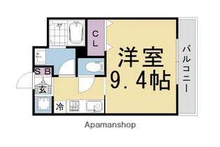 EXCEED川島寺田町【206号室】の間取り
