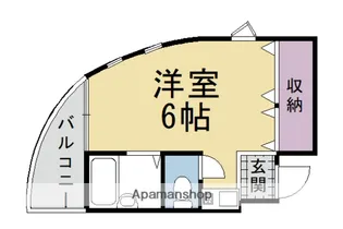ルモンド安町【402号室】の間取り